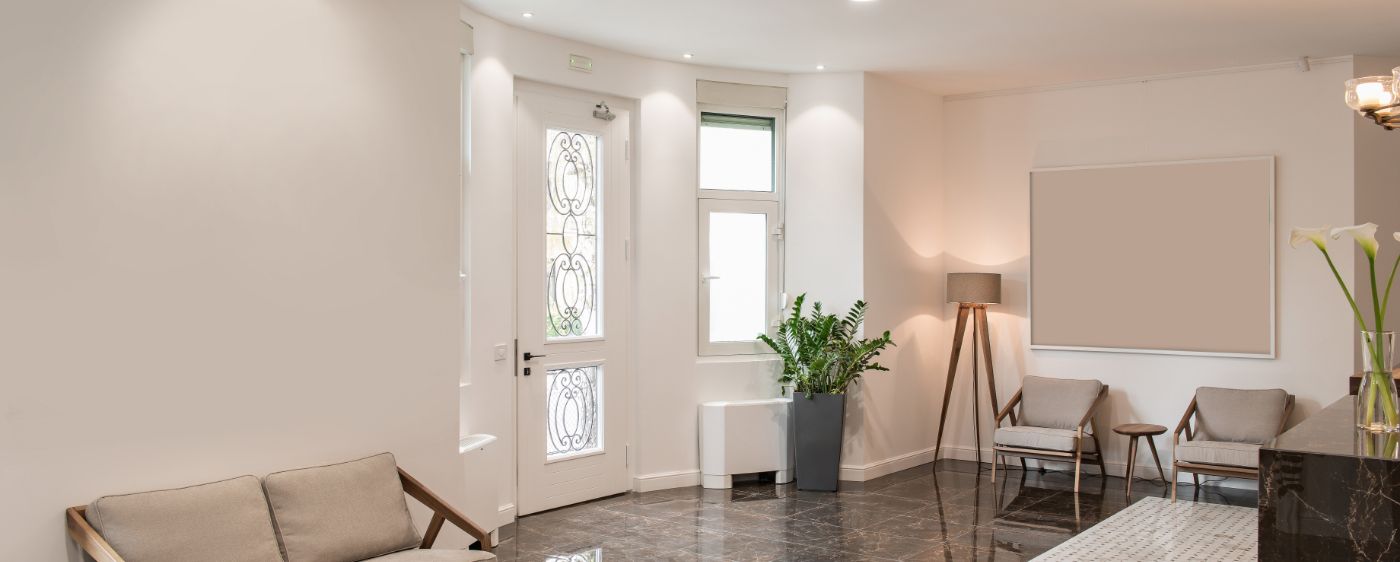 Reception area in York dental office