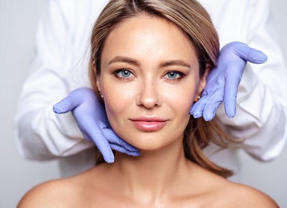 Lady smiles after BOTOX® treatment